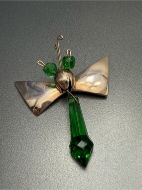 Vintage Art Deco Dragon Fly Czech  #cz145